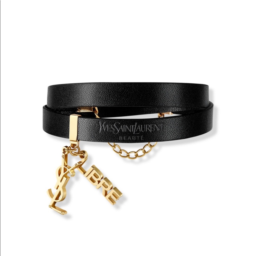 Yves Saint Laurent Leather Bracelet NIB